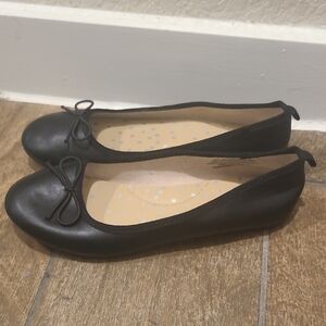 Cat & Jack Black Dress Ballet Flats with Bow